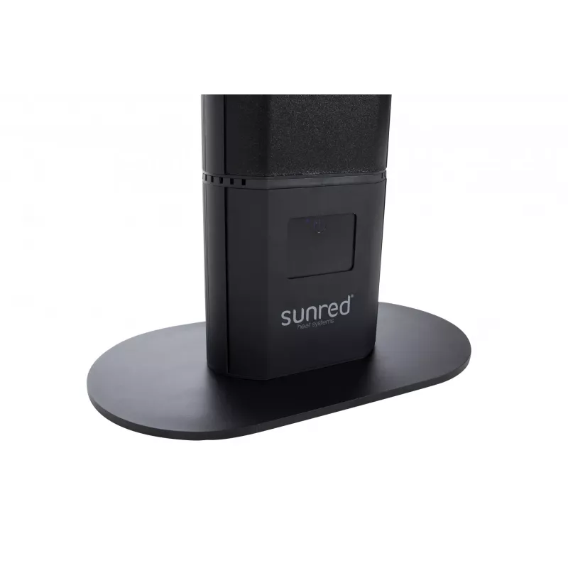 SUNRED | Grzejnik | RD-DARK-3000L, Valencia Dark Lounge | Podczerwień | 3000 W | Czarny | IP55