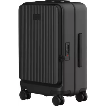 Carry-on suitcase Xiaomi Front Pocket hard shell 38 L, polycarbonate, 364×364 mm, 3.5 kg, Czarny