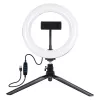 Statyw Puluz z pierścieniem LED 20 cm do vlogowania PKT3073B