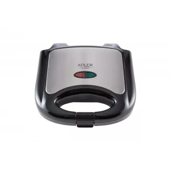Opiekacz do kanapek Adler AD 3015 750 W czarny srebrny