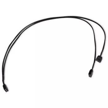 Y-Kabelsplitter aRGB 3-Pin auf 2x 3-Pin, 60cm schwarz, inkl. Steckverbinder