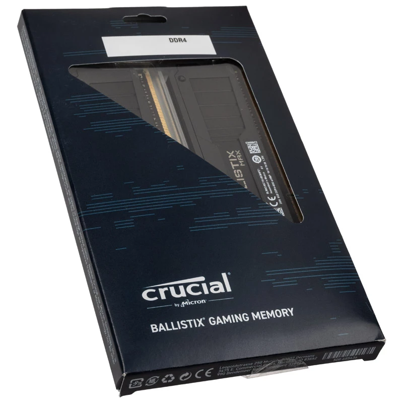 Ballistix Max black, DDR4-5100, CL19 - 16 GB dual kit
