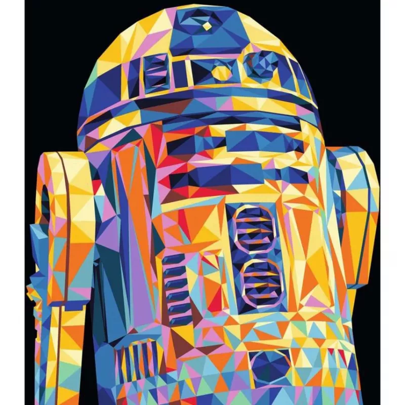 Zestaw do malowania Ravensburger CreArt Star Wars R2‑D2 – obraz po numerach