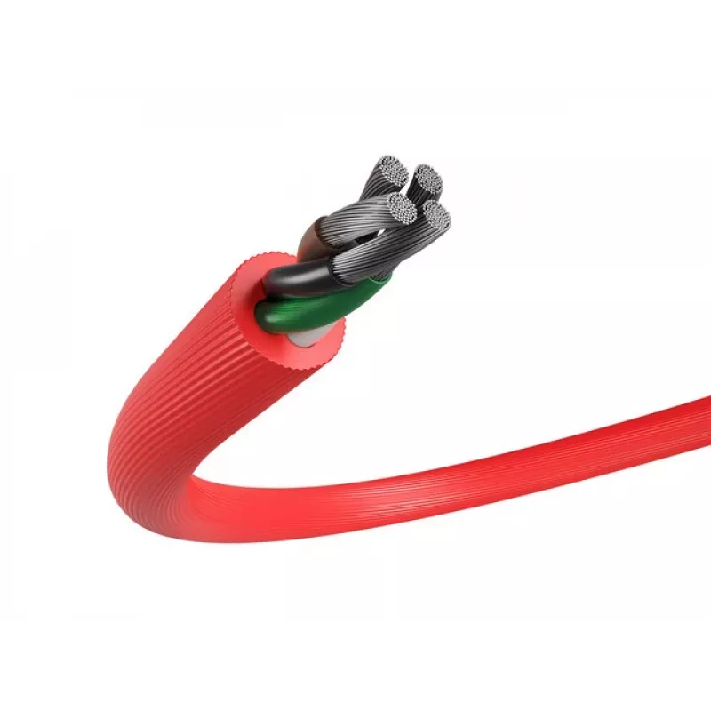 Kabel USB NATEC NKA-1201 USB 2.0 1m USB A USB C Czarny Czerwony