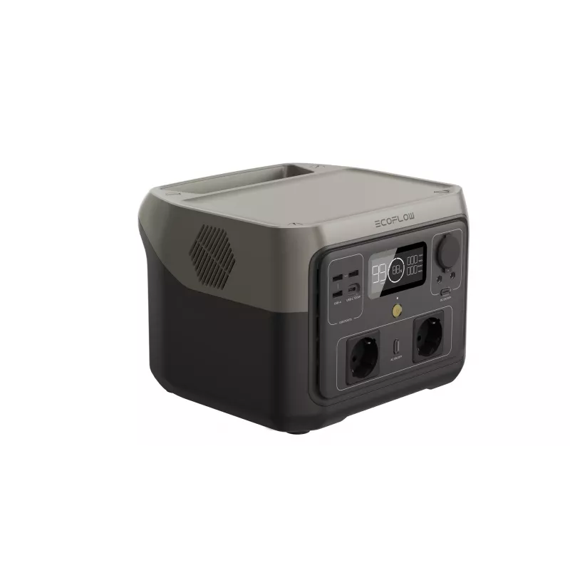 EcoFlow River 2 Max przenośna stacja zasilania Litowo-żelazowo-fosforanowa (LiFePO4) 6 kg