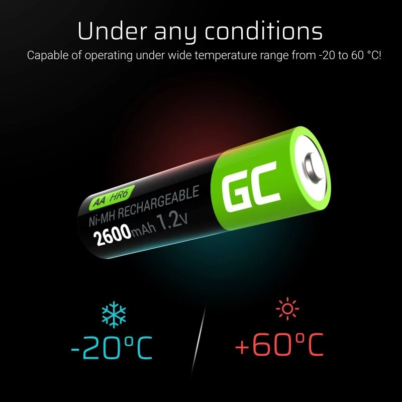 Akumulatory Ni-MH AA R6 2600mAh x16