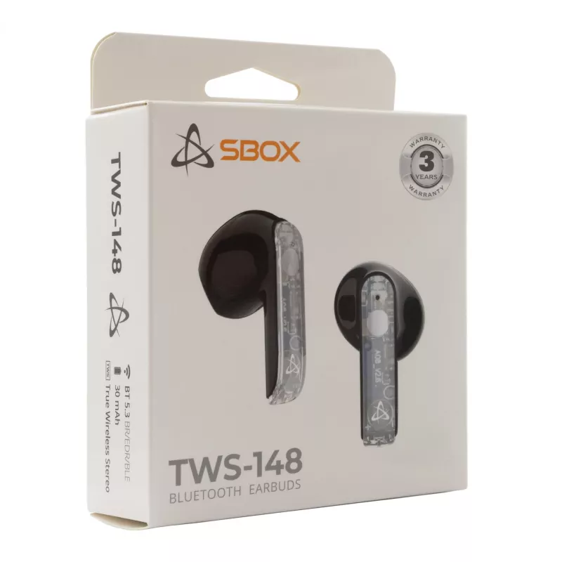 Słuchawki SBOX EB-TWS148 Czarny