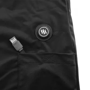 Glovii GV2L zimowa ochrona ciała do sportów zimowych Podgrzewana kamizelka Narciarstwo, Snowboard Unisex Poliester Czarny