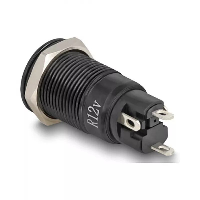 Przełącznik przyciskowy DELOCK 22014, 12 mm, 12 V