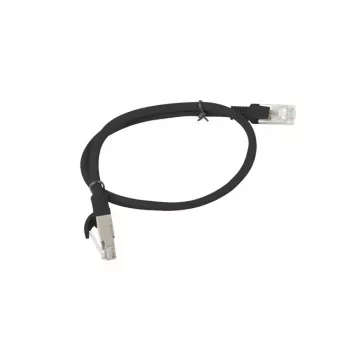 LANBERG PCU6-10CC-0050-BK Patchcord RJ45 kat. 6 UTP 0,5 m czarny