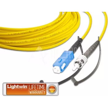 Lightwin LSP-09 SC-ST 1.0 Kabel światłowodowy 1 m LSOH OS2 Żółty (LSP-09 SC-ST 1.0)