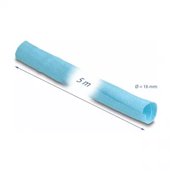 Osłona na kable DeLOCK 20881 niebieska 1,7 cm poliester 5000 mm