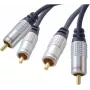 shiverpeaks sp-PROFESSIONAL Audio-Cable 3 m 2 x RCA niebieski - chrom (SP40103)