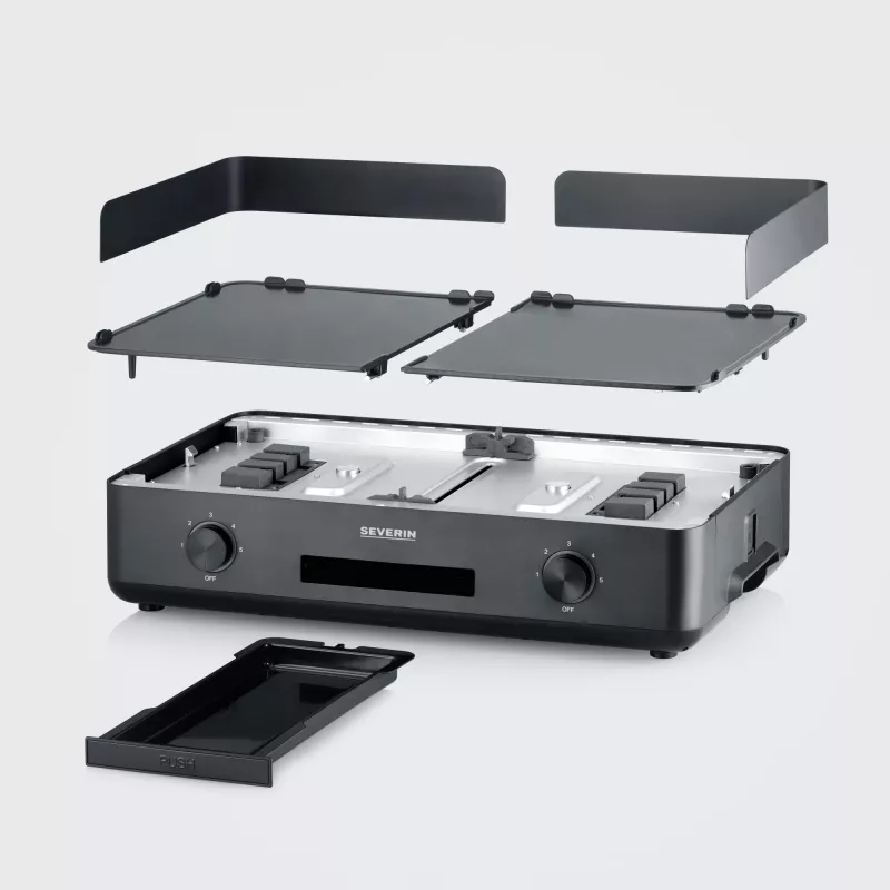 Grill kontaktowy Severin PG 8569 2200 W Czarny Aluminium Plastik
