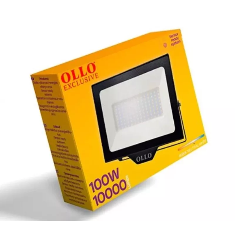 Lampa | OLLO | Pobór mocy 100 W | Strumień świetlny 10000 Lumen | 4000 K | AC220-240V | Kąt wiązki 110 stopni | VS121C-100W-40K
