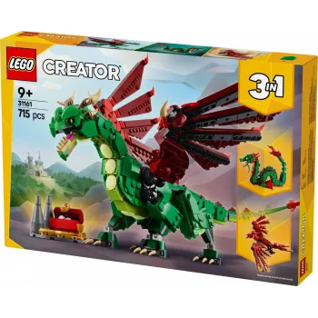 LEGO CREATOR 3 W 1 31161 Średniowieczny Smok