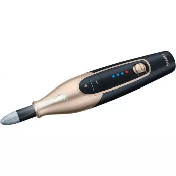 Urządzenie do pielęgnacji paznokci Beurer MP 84 Special Edition gold — elektryczny zestaw do manicure/pedicure, kompaktowy do użytku domowego