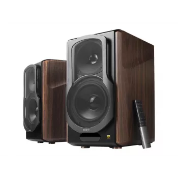 Głośnik Edifier S2000MKIII 2.0, 130 W RMS, przewodowy i bezprzewodowy, czarny/drewniany