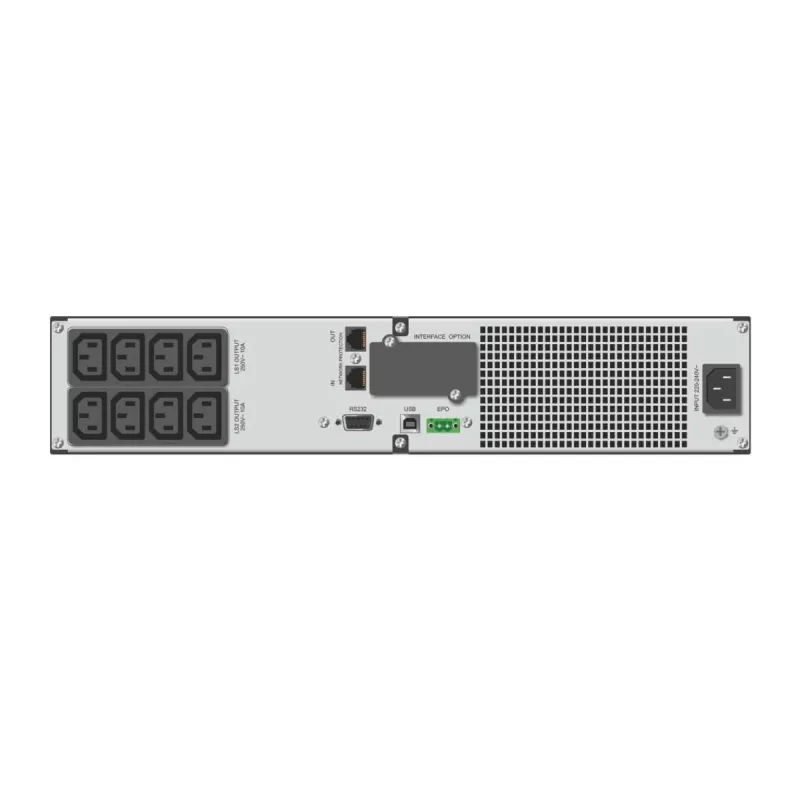 UPS Rack EVER RT 1500 T 1500VA do szaf serwerowych — line-interactive, konwertowalny wieża/rack