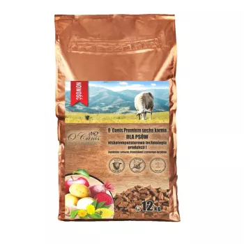 O'CANIS Premium Lamb with millet, potatoes, and Czerwony beetroot - sucha karma dla psa - 12kg