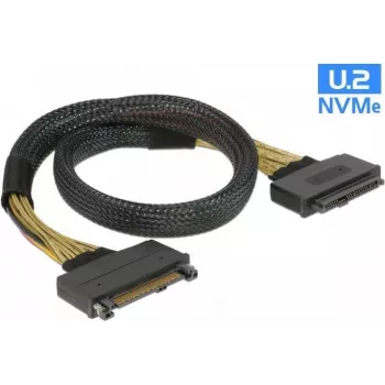 Kabel SAS DeLOCK 85738 0,5 m 4 Gbit/s Czarny