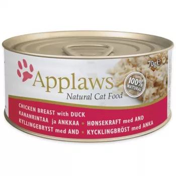APPLAWS Natural Cat Food Chicken breast with duck - mokra karma dla kota - 70g