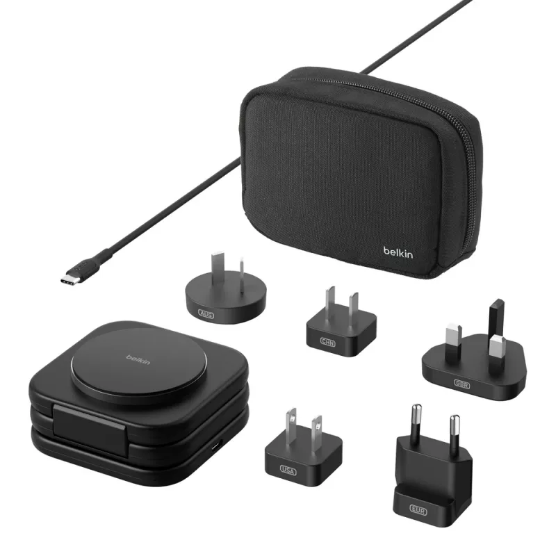 Belkin BoostCharge Pro Headphones Smartphone Smartwatch Czarny USB Wireless Fast Charging