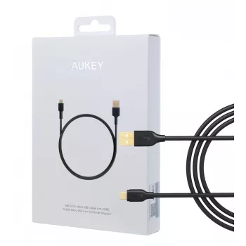 Przewód szybkiego ładowania CB-MD1 Black Quick Charge micro USB-USB | 1m | 5A | 480 Mb/s