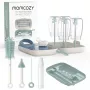 Momcozy 7 w 1 zestaw szczoteczek do butelek dla niemowląt zielony