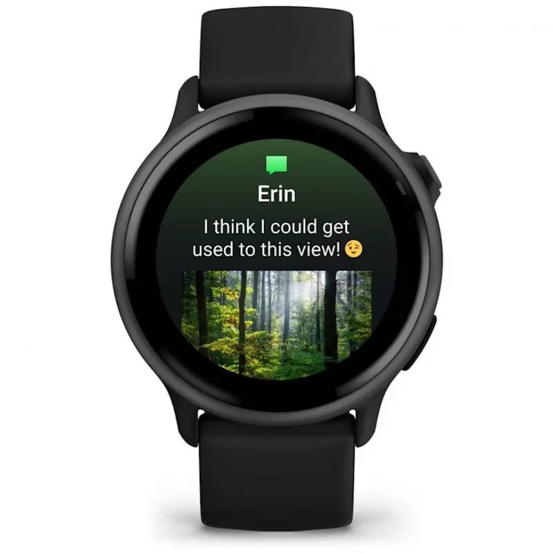Garmin vívoactive 6 3,05 cm (1,2) AMOLED 42 mm Cyfrowy 390 x 390 pikseli Ekran dotykowy Czarny Wi-Fi GPS (satelitarny)