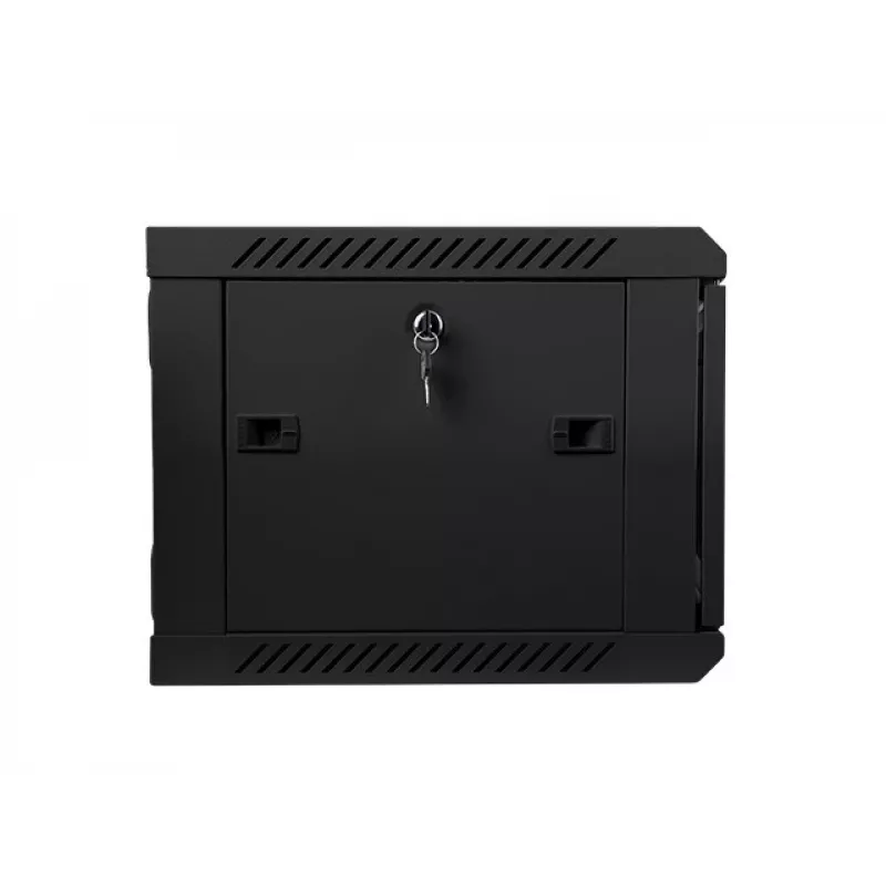 Szafa ścienna LANBERG WF01-6406-10B, 6U, 19 cali, 600×374×450 mm, czarna, 60 kg