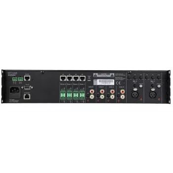 AUDAC MTX48 audio amplifier Home Czarny 80 dB SNR 20-20000 Hz