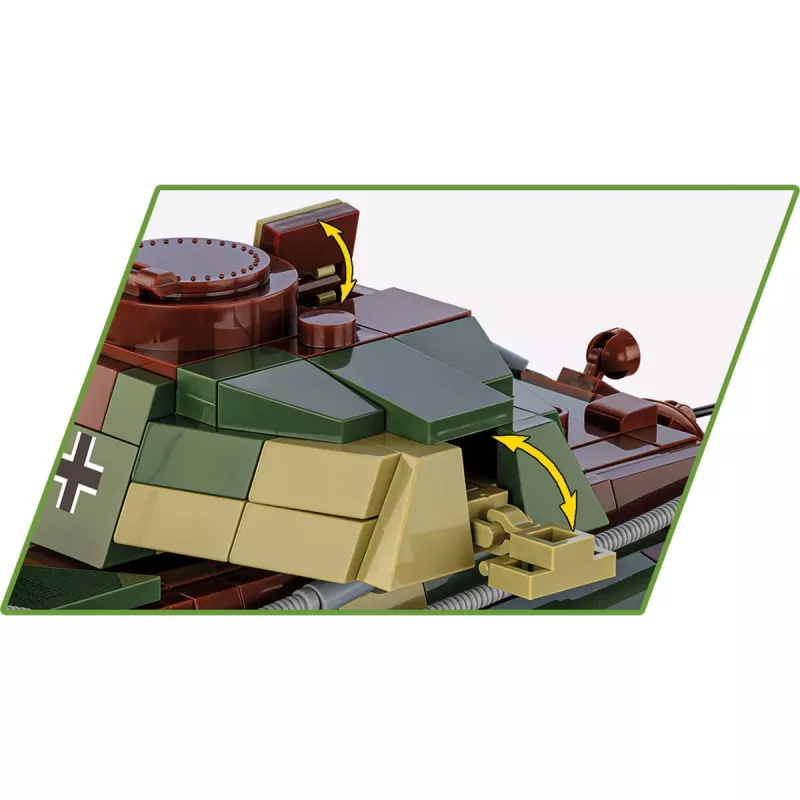 Zestaw konstrukcyjny COBI Panzer VI Ausf. B Königstiger 802 szt.