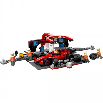 LEGO City F1 Pit Stop zestaw 60443 — Ferrari F1 samochód, 322 elementy, 5 minifigurek, wiek 6+