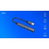 Hub USB SAVIO AK-70, 7-portów USB 3.0, 4 użyteczne porty, host USB Type-A, transfer 5 Gbit/s, gwarancja 2 lata