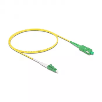 DeLOCK 83235 kabel światłowodowy InfiniBand 1m LC SC OS2 żółty