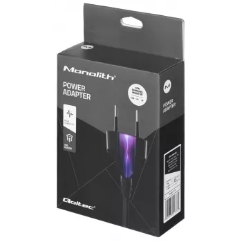 Ładowarka do urządzeń mobilnych QOLTEC 51773, 42 W, 14 V 3 A, wejście 220–240 V 50/60 Hz, czarna, kabel 1,19 m