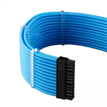 Zestaw przedłużaczy kablowych CableMod PRO ModMesh 12VHPWR — jasnoniebieski, 3-częściowe przedłużenia GPU 12+4 pin