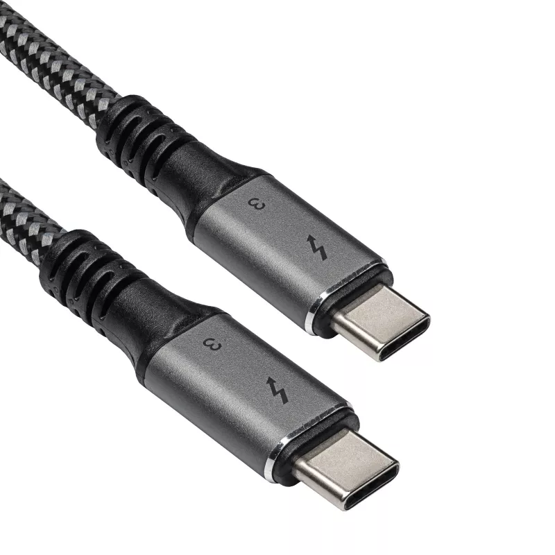 Akyga AK-USB-34 kabel USB-C – USB-C Thunderbolt 3, 40 Gb/s, 100 W, 1,5 m, czarny