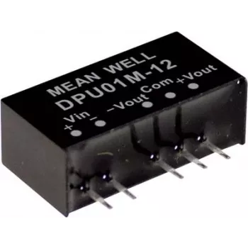 Zasilacz MEAN WELL DPU01N-12 1 W Wejście 21,6–26,4 V Wyjście 15 V