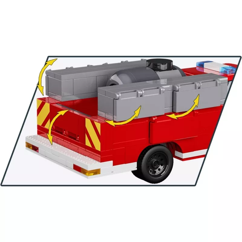 Zestaw konstrukcyjny Cobi RAM 3500 Wóz strażacki COBI-24612 model 2-w-1