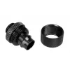 Bitspower złączka kompresyjna G1/4 cal męska na wężyk 16/11 mm — prosta, czarna matowa