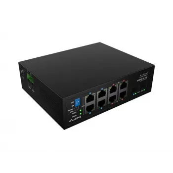 Przełącznik sieciowy LANBERG ILGE-8P-2S-120 Light Industrial PoE 4xBT 4xAT 2xSFP DIN Niezarządzalny Gigabit
