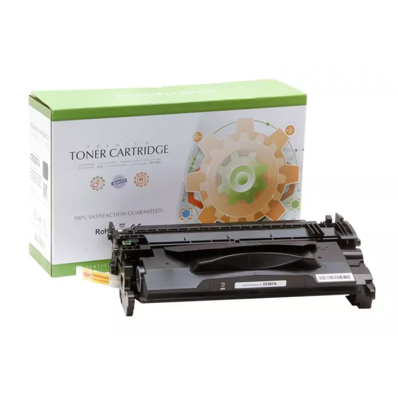 Kompatybilny toner Static-Control Hewlett-Packard CF287A/ Canon CRG041 GEN2 Czarny, 9000 str.