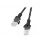 Kabel sieciowy LANBERG PCU5-10CC-0025-BK RJ-45 Cat5e U/UTP 0,25 m czarny