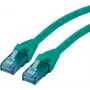 ROLINE - Kabel krosowy - RJ-45 (M) do RJ-45 (M) - 2 m - UTP - CAT 6a - bezhalogenowy, wtryskowy, linka - zielony (21.15.2732)
