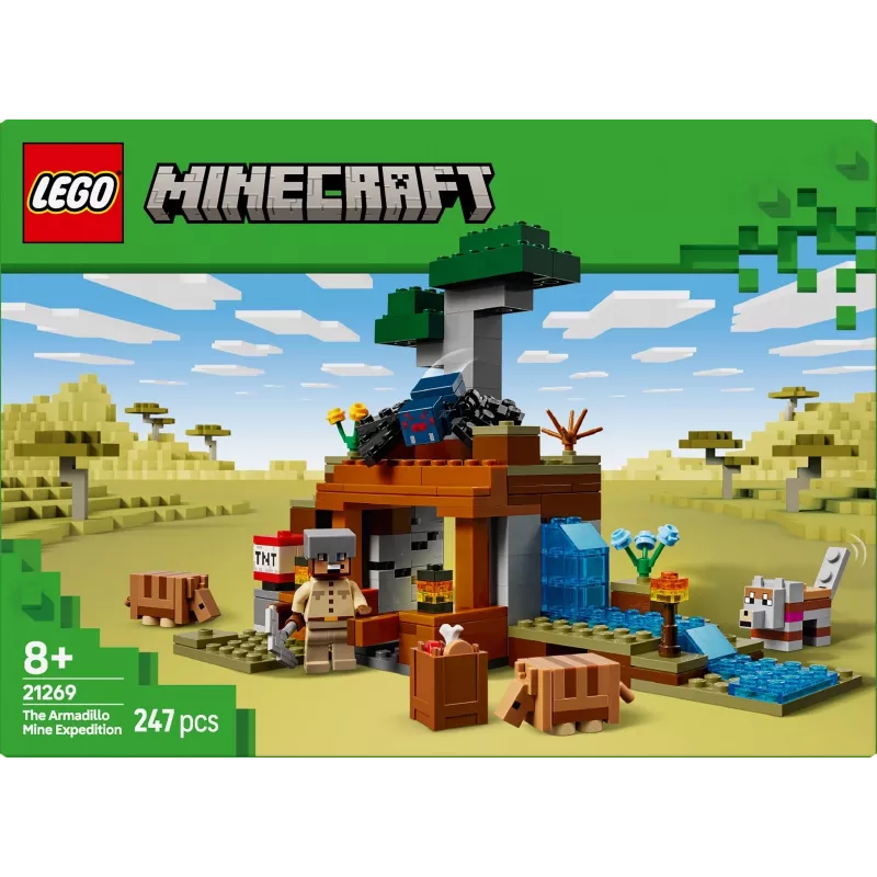 LEGO MINECRAFT 21269 Wyprawa do kopalni pancerników