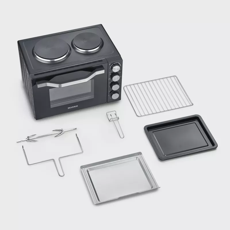 Opiekacz-piekarnik Severin TO 2074 30L 2500W Czarny Grill