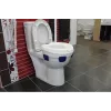 Nadstawka sedesowa HERDEGEN Sahag 580540 niebiesko-biała okrągła 410×420×110 mm, polipropylen, maks. obciążenie 185 kg