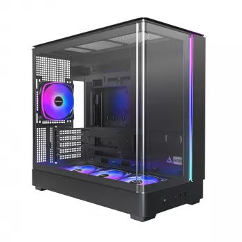 Obudowa PC Montech KING 15 PRO Czarna — midi tower micro ATX / Mini-ITX